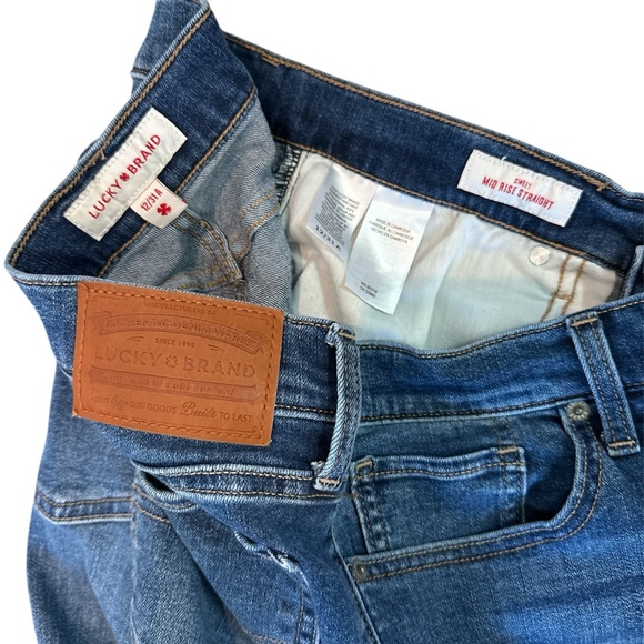 Lucky Brand 12/31 Ankle Sweet Mid Rise Straight! NEW! - Picture 3 of 3